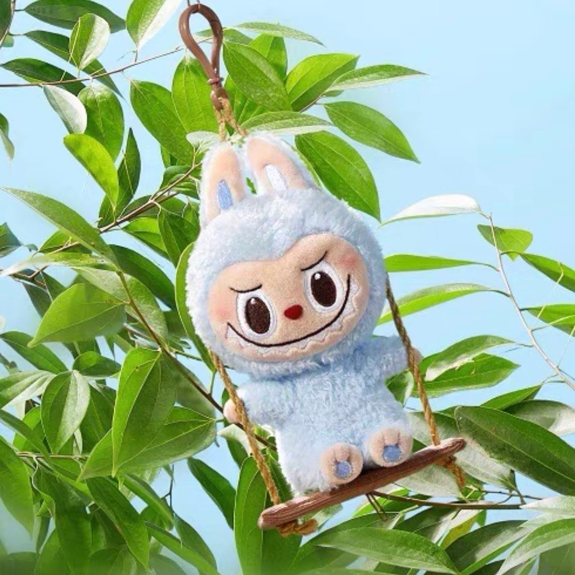 <正版授權>Labubu 樂園限定 木工坊系列盲盒 盪鞦韆 毛絨掛件 吊飾 POPMART 泡泡瑪特