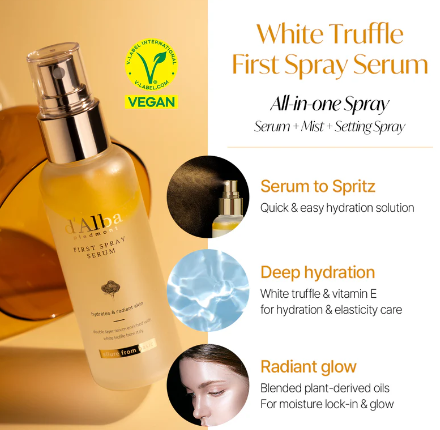 U100 d’Alba First Spray Serum 空姐噴霧 (白松露精華保濕噴霧) 100ML 買一送一 $228