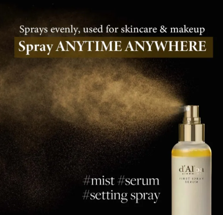 U100 d’Alba First Spray Serum 空姐噴霧 (白松露精華保濕噴霧) 100ML 買一送一 $228