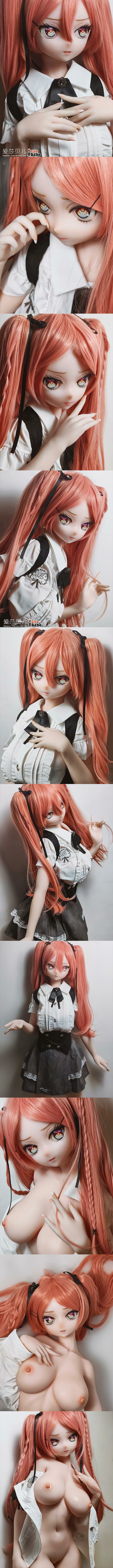 愛莎貝兒娃娃 水谷柚子 RAD-148CM-全矽膠 EBDOLL acg cartoon silicon sex doll