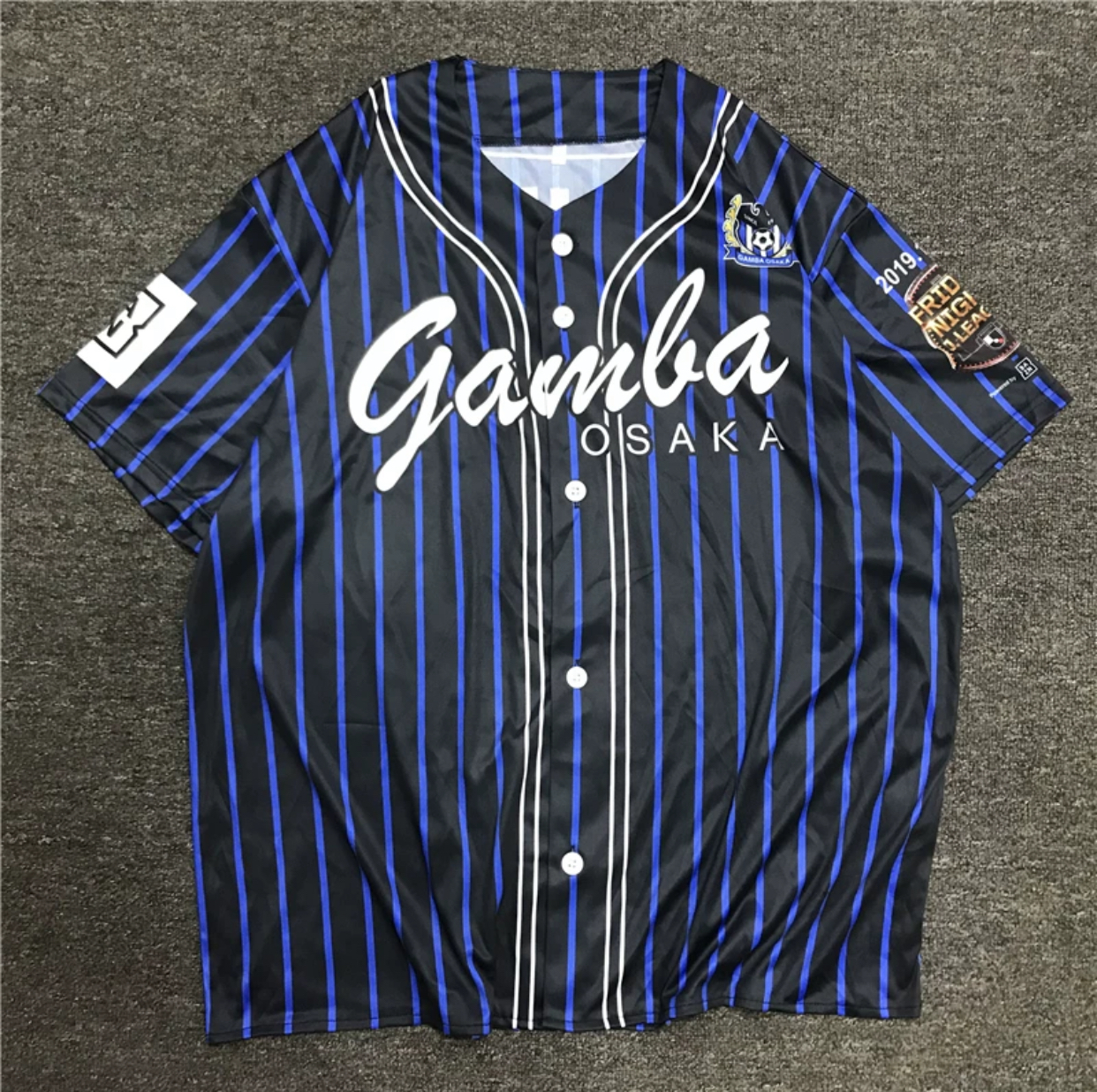 2019 Gamba Osaka Friday Night J.League Collaboration Baseball Shirt