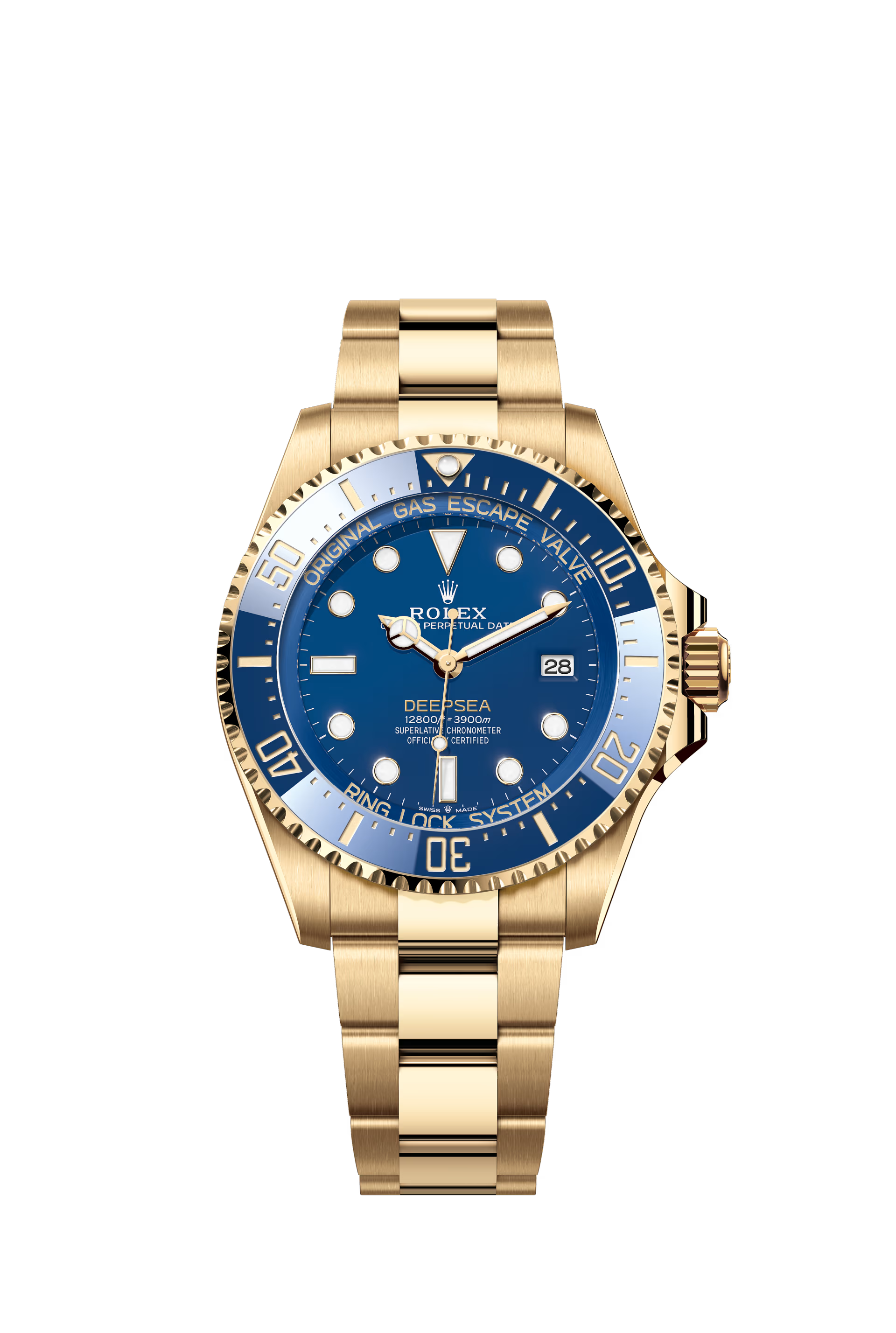 136668 | ROLEX DEEPSEA D-BLUE DIAL 44M GOLD