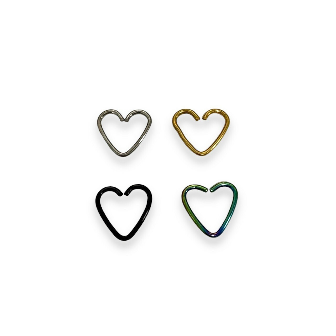 鋼-一體式-愛心圈 4色