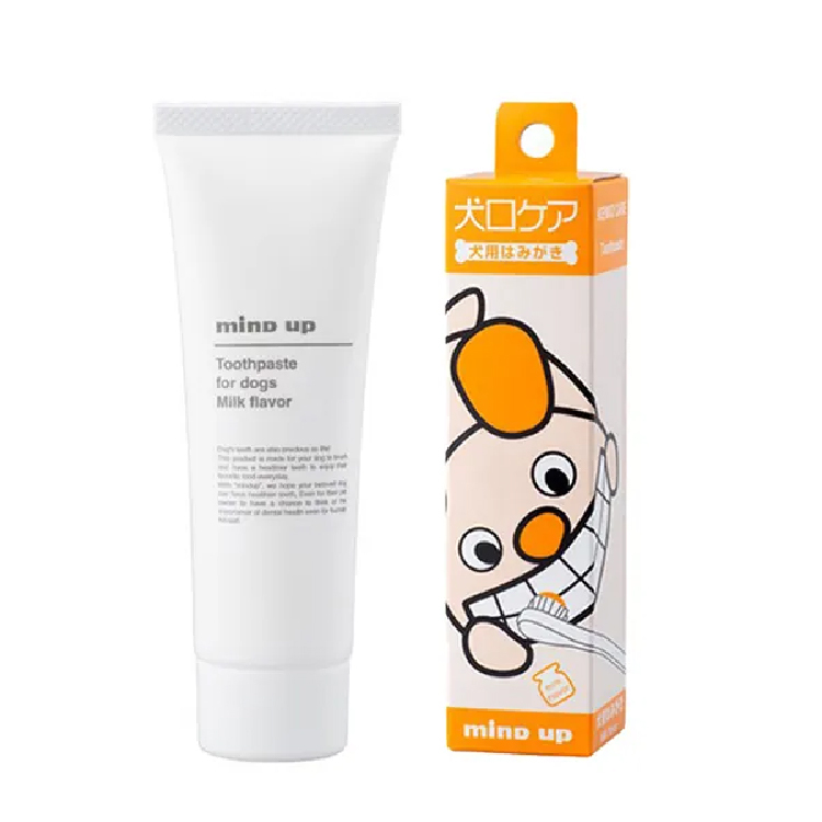Mind Up｜犬用 牛奶味牙膏 60g