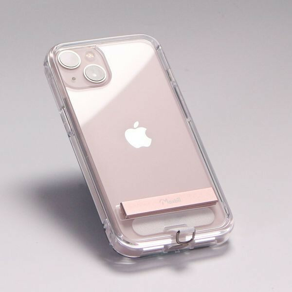 Moxbii 台灣製 D Armor 支架版+ 頸繩掛片 [不變黃+全透明軍事防撞殼] -iPhone 16 系列