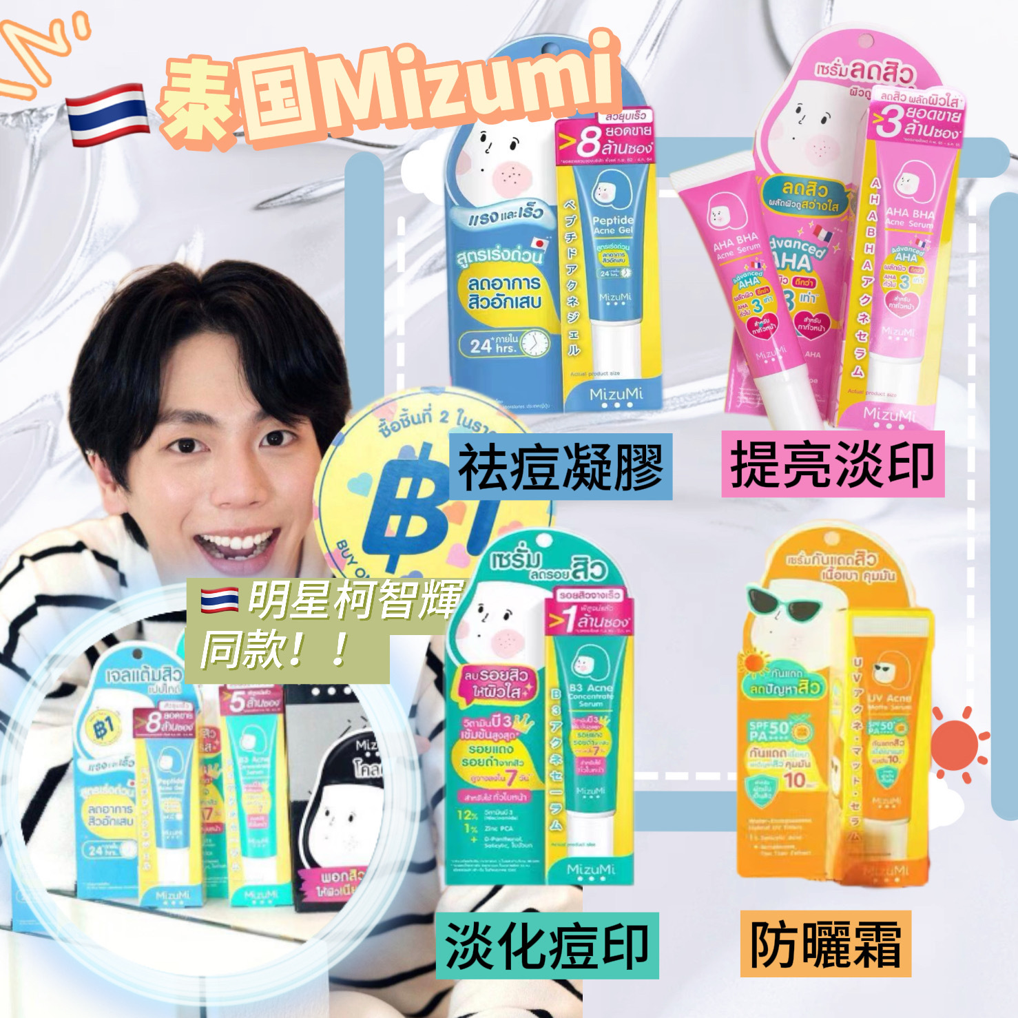 泰國 MIZUMI袪痘神器系列（T10 884）EXP : 2026年5月13日