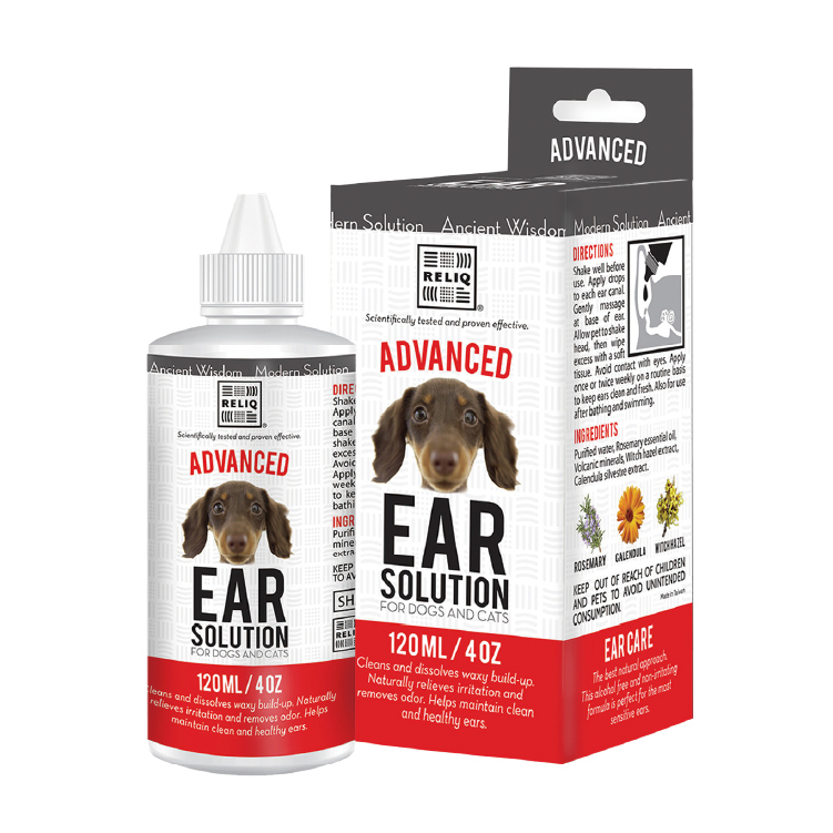 RELIQ⎜火山礦物泥+草本精華納米耳朵清潔液 120ml (REL-0547)