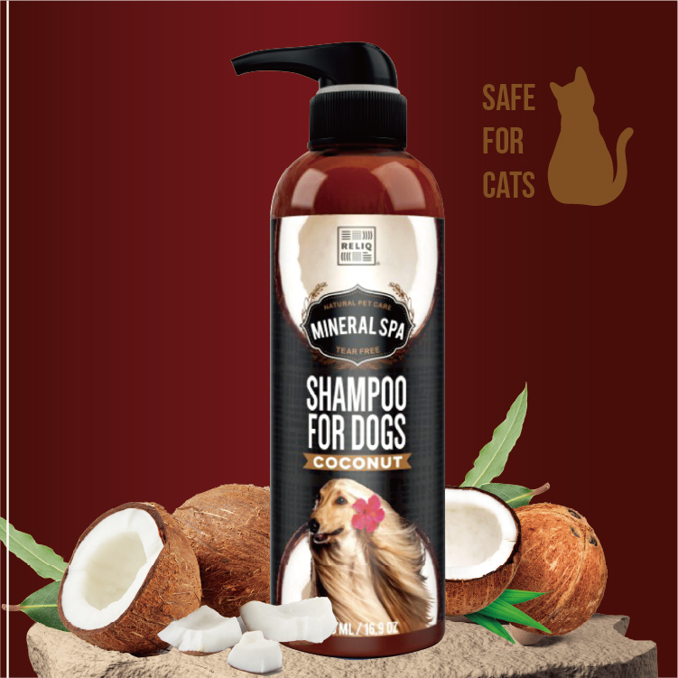 RELIQ⎜火山礦物泥+椰子香草精華納米洗毛精 500ml (REL-6580)