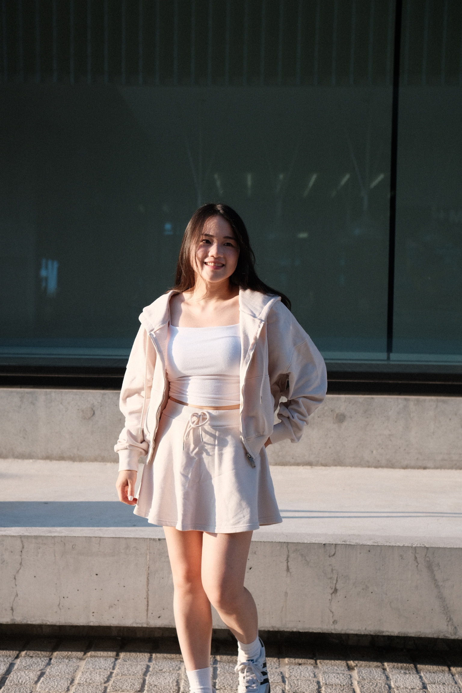 Tennis girl Hoodie (outer)