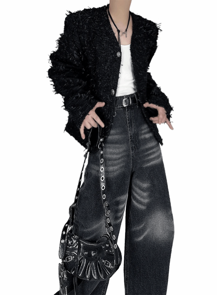 都市粗花呢小香夾克