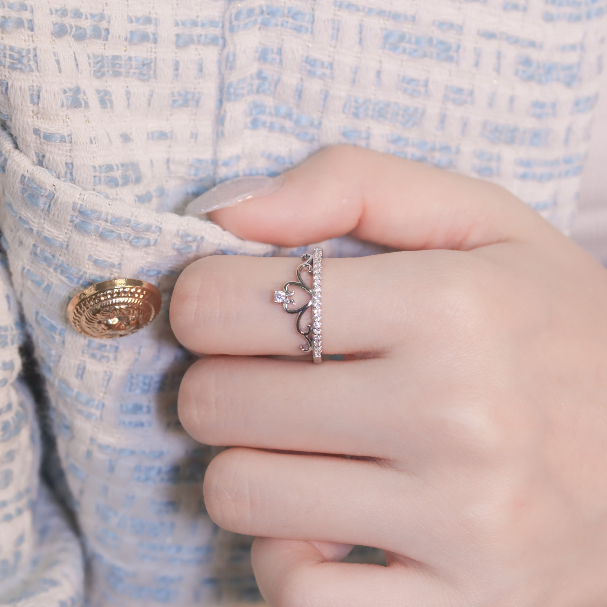 | 925銀 | 幸福桂冠戒指 | RI0735 |