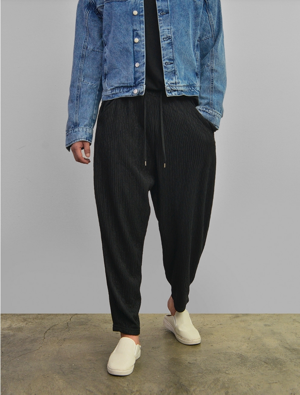 COSY褶皺氣球休閒褲