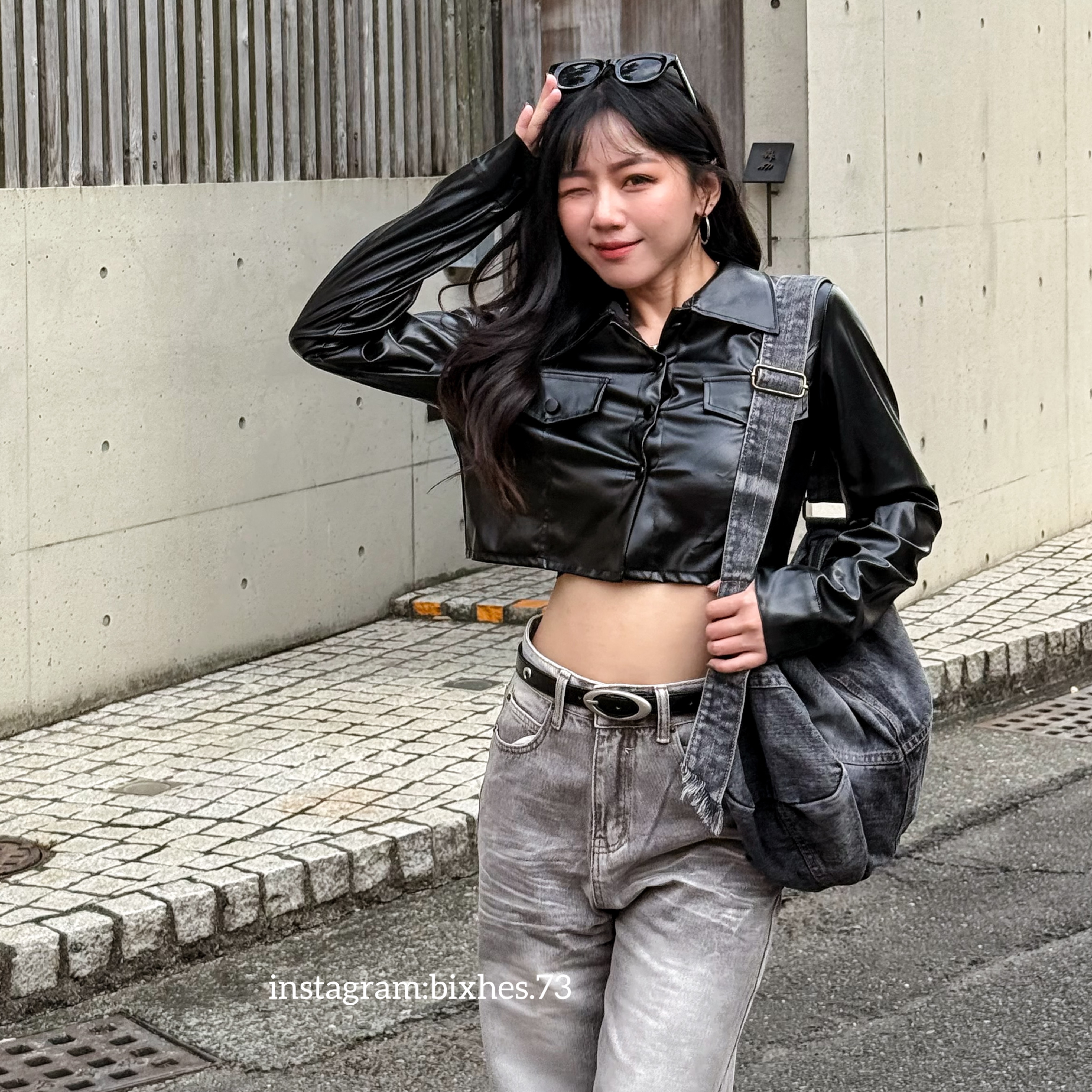 質感月亮細版皮帶(P00019)