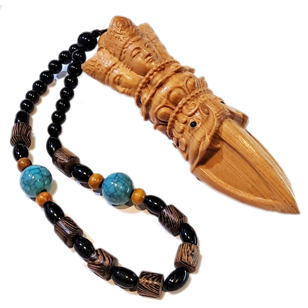 普巴杵{琥珀木}避邪掛飾【十方】153748