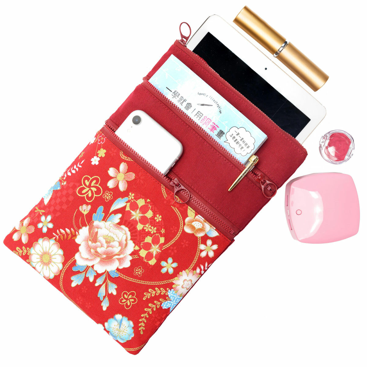 三拉鍊隨身包【成品包】