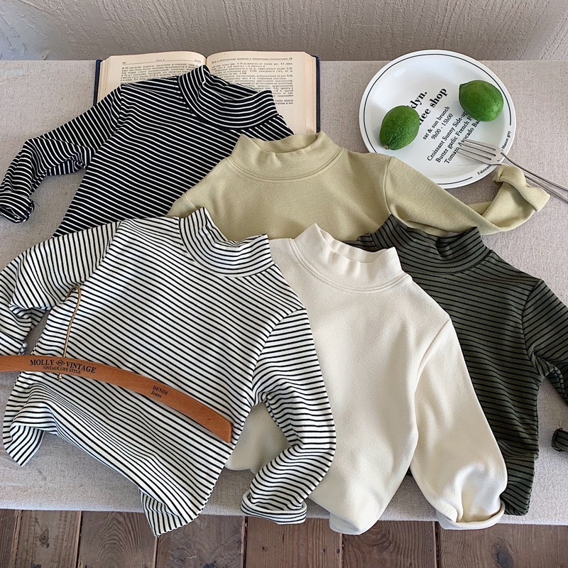 五色親膚小立領上衣