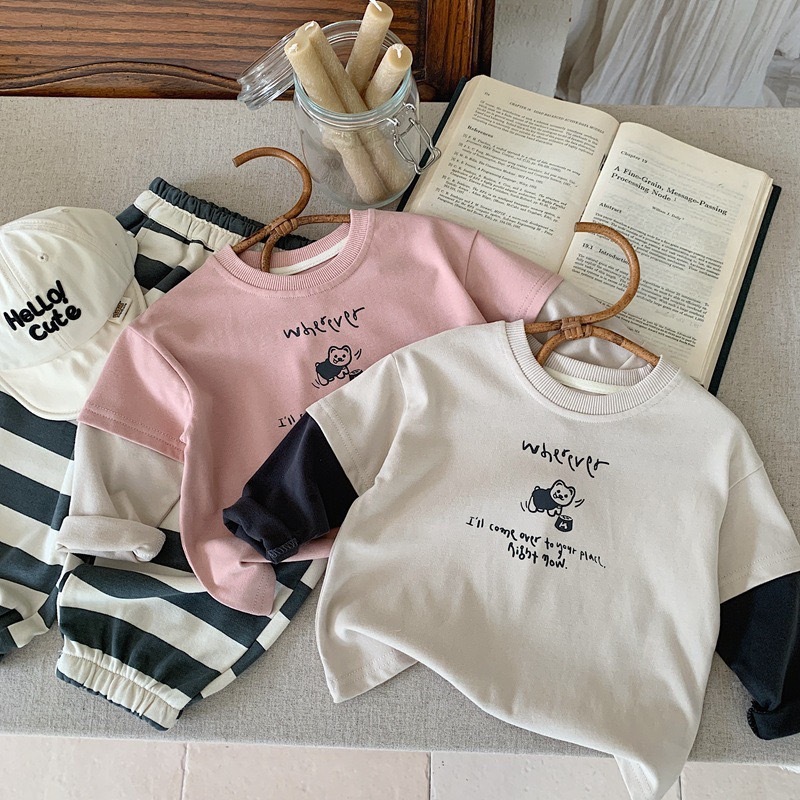 小狗勾假兩件上衣