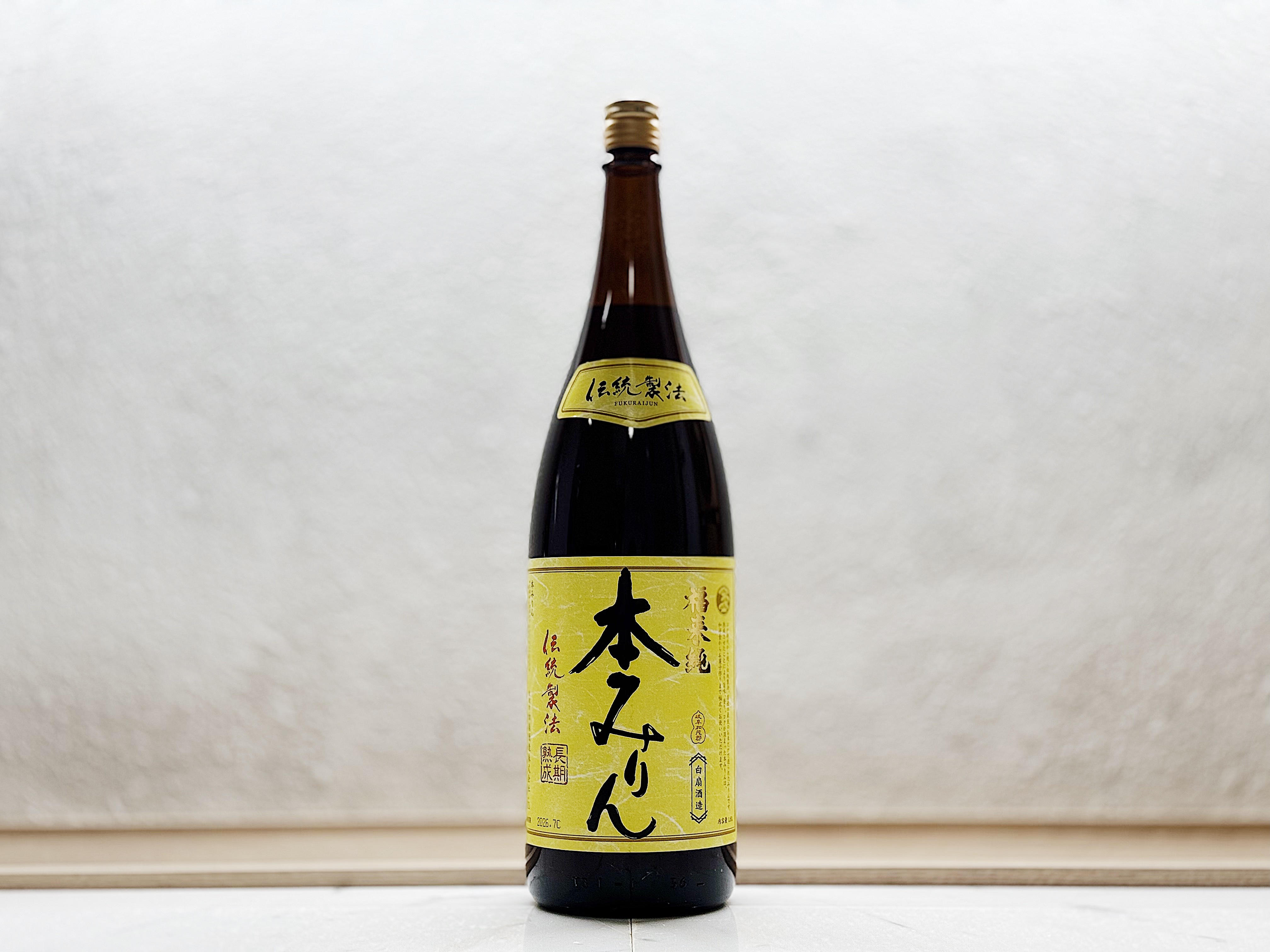 福來純 傳統製法 熟成本味醂 1800ml