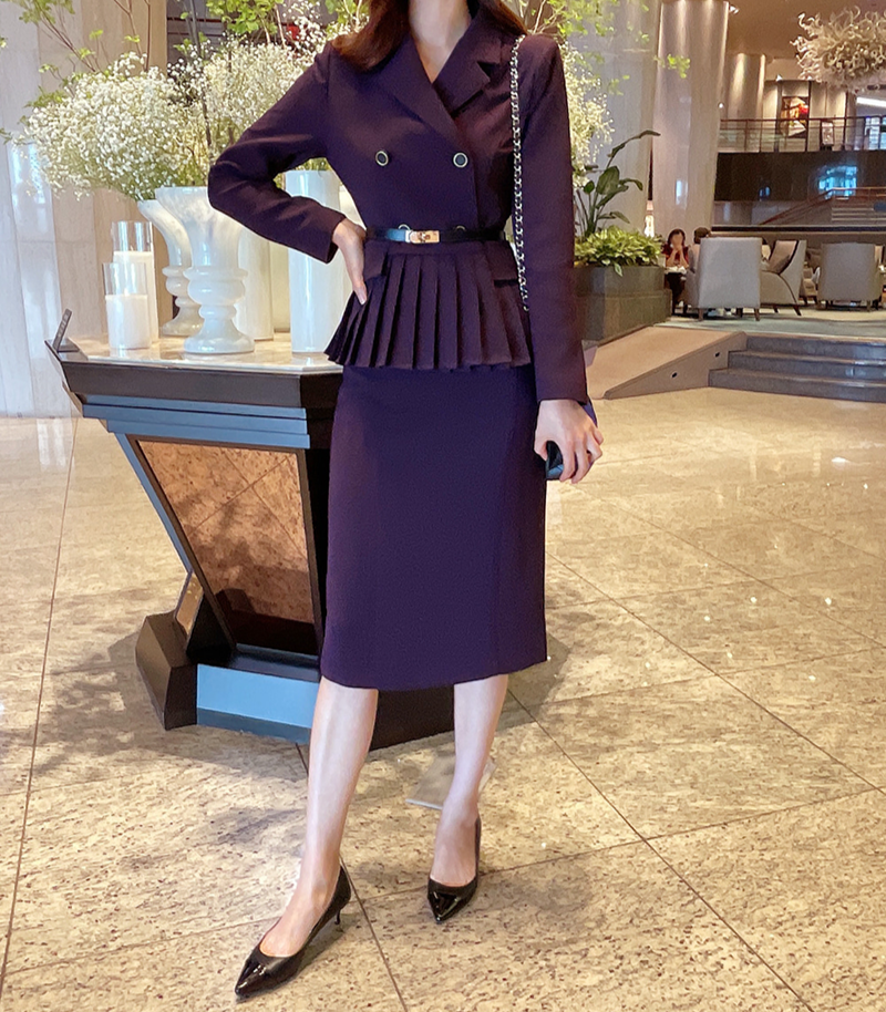 [現貨]優雅曲線裙 [ 3色 / S,M,L ]