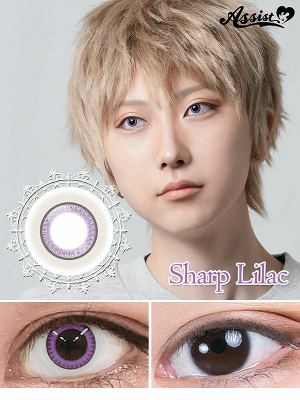 [日拋] Assist chouchou Husky Eye :Re 1day『Sharp Lilac』Purple 彩妝隱形眼鏡｜每盒6片