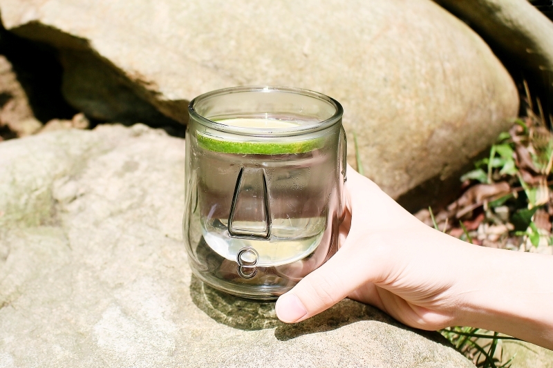 好玻摩艾雙層玻璃杯