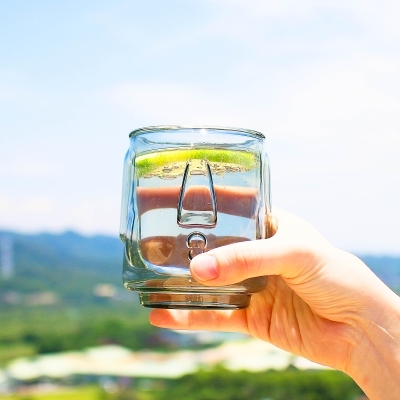 好玻摩艾雙層玻璃杯