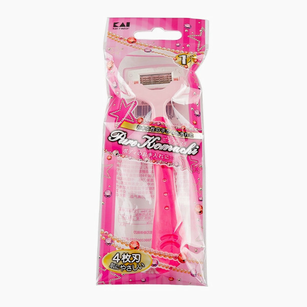 kai--刮毛刀去腋毛私處腋下女士修剪私密舒適剃毛器【四刀片】x1把裝