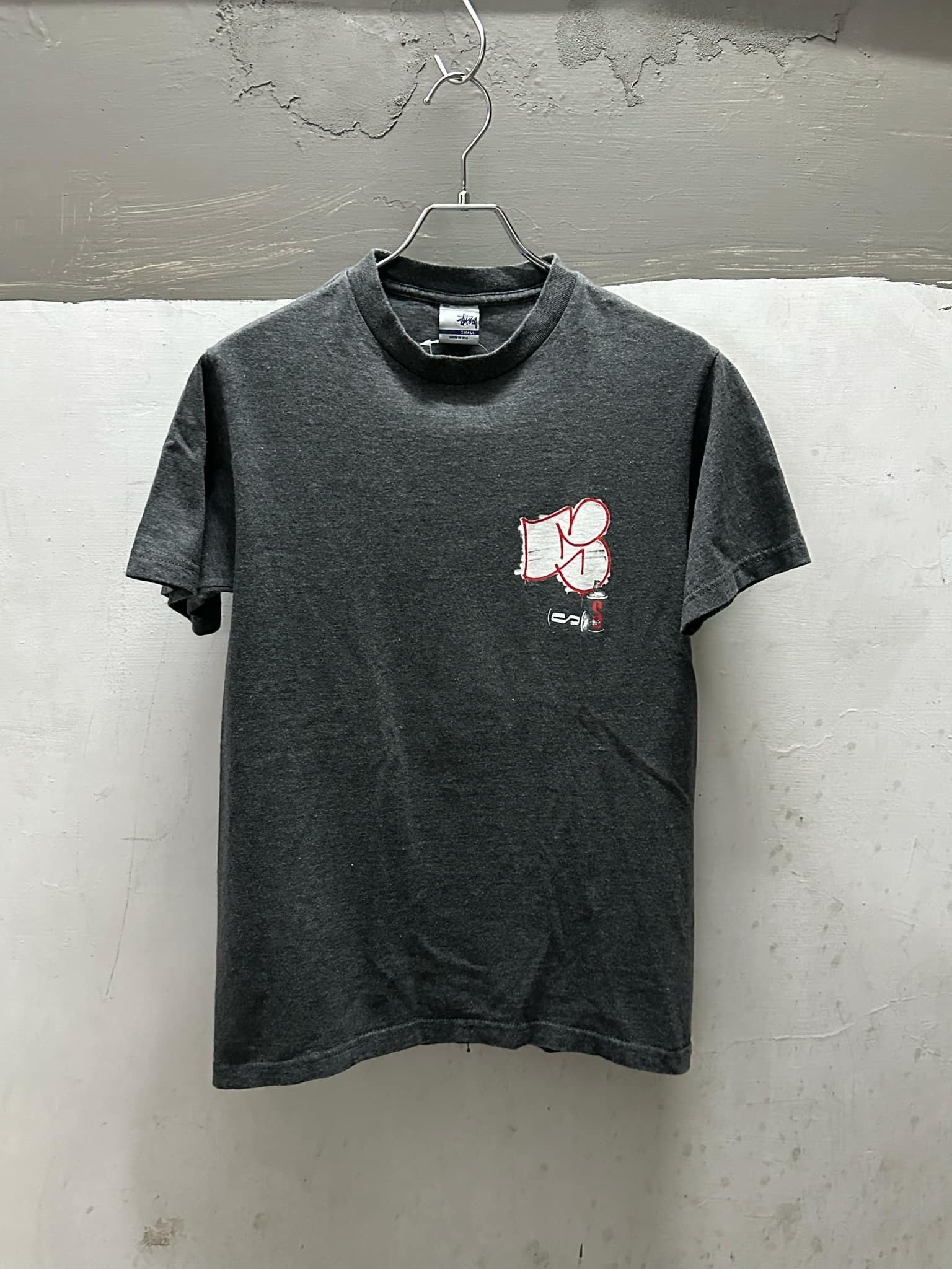 00’s STUSSY Print T-shirt Made in USA