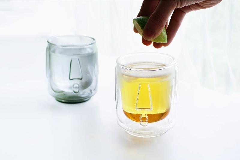 好玻摩艾雙層玻璃杯