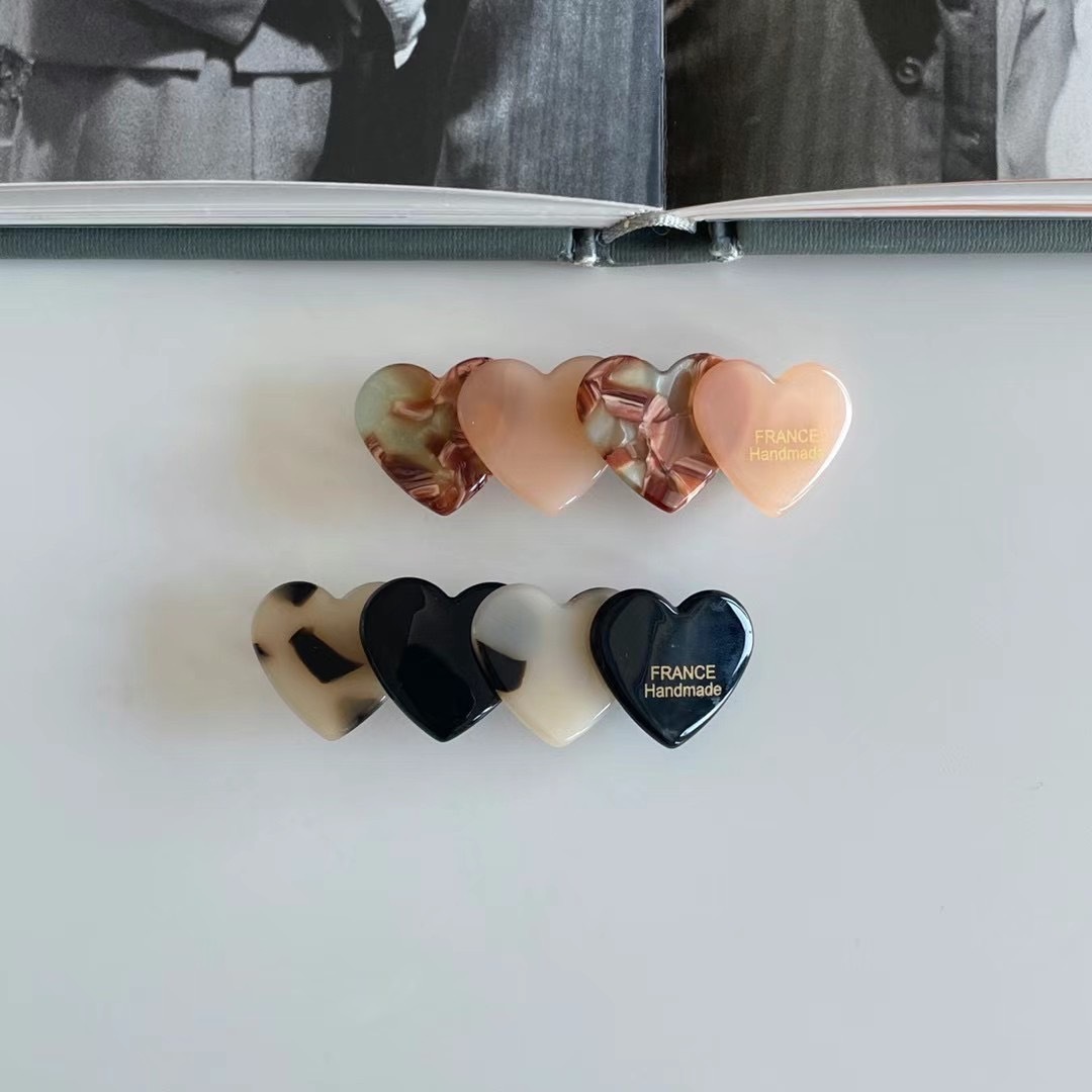 France Handmade* 愛心髮夾