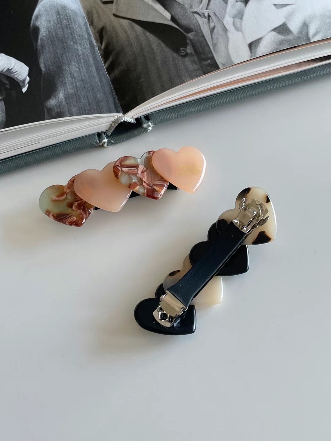 France Handmade* 愛心髮夾