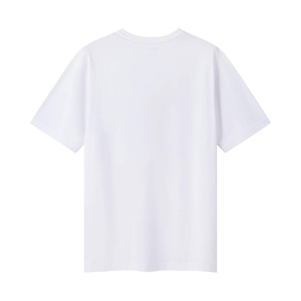 圓領短袖圖案 T 恤