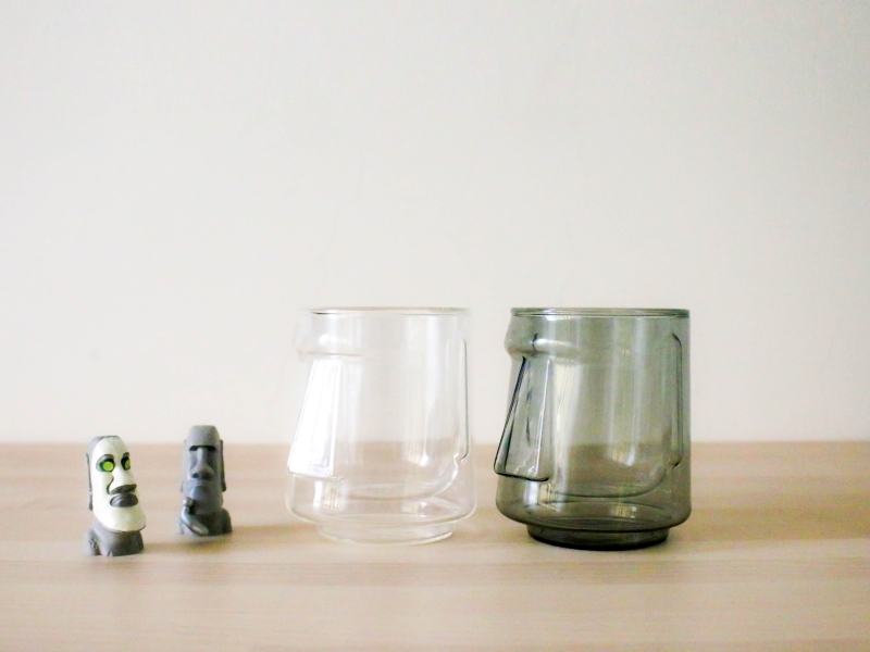 好玻摩艾雙層玻璃杯