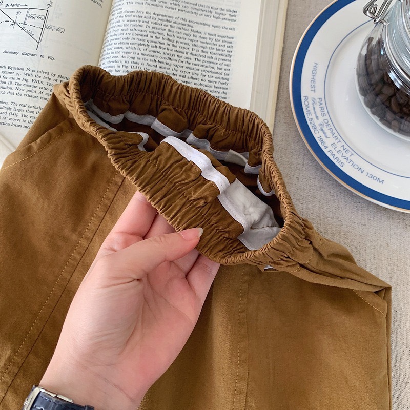 大地色休閒時髦褲