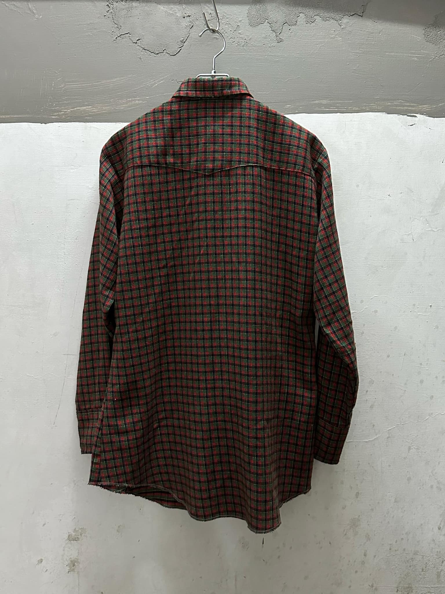 80s DEE CEE BRAND Check Western Shirt Made in USA