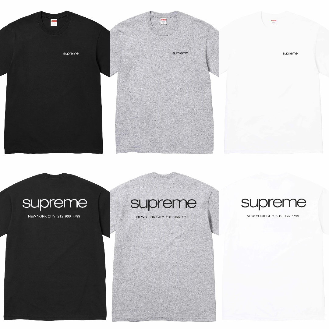 ◼️新品未使用◼️NYC◼️XＬ◼️White◼️白◼️supreme NYC Tee◼️ Supreme New York Tee White Men's - SS23 - US
