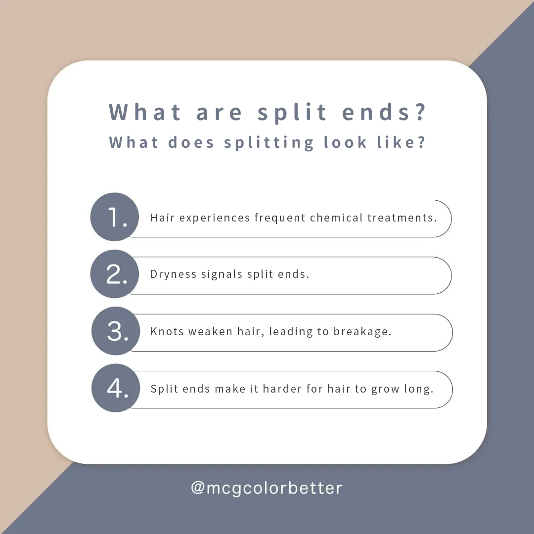Situations you may encounter with split ends