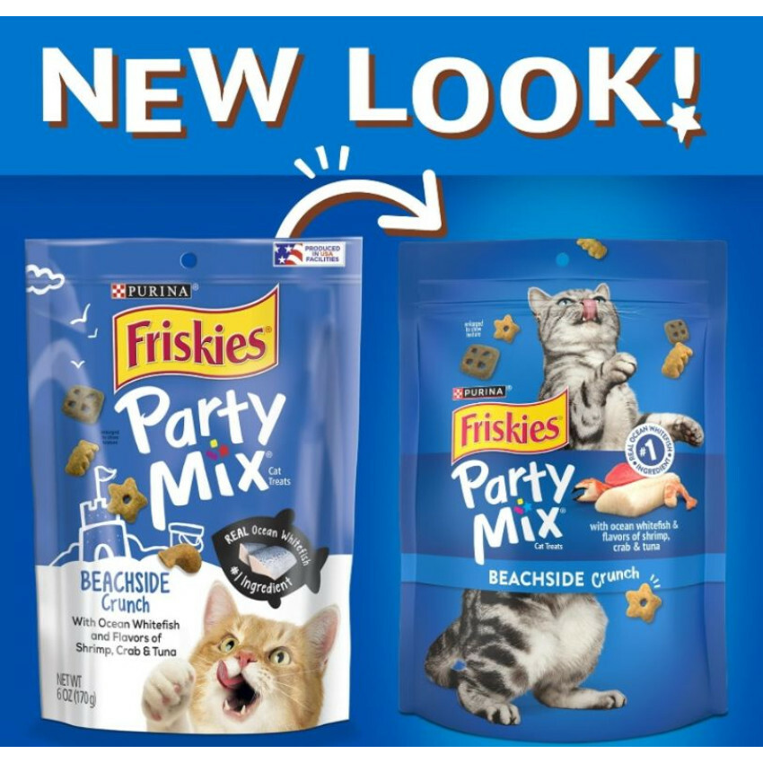 喜躍鬆脆貓小食 海鮮及吞拿魚6OZ (Beachside Crunch)