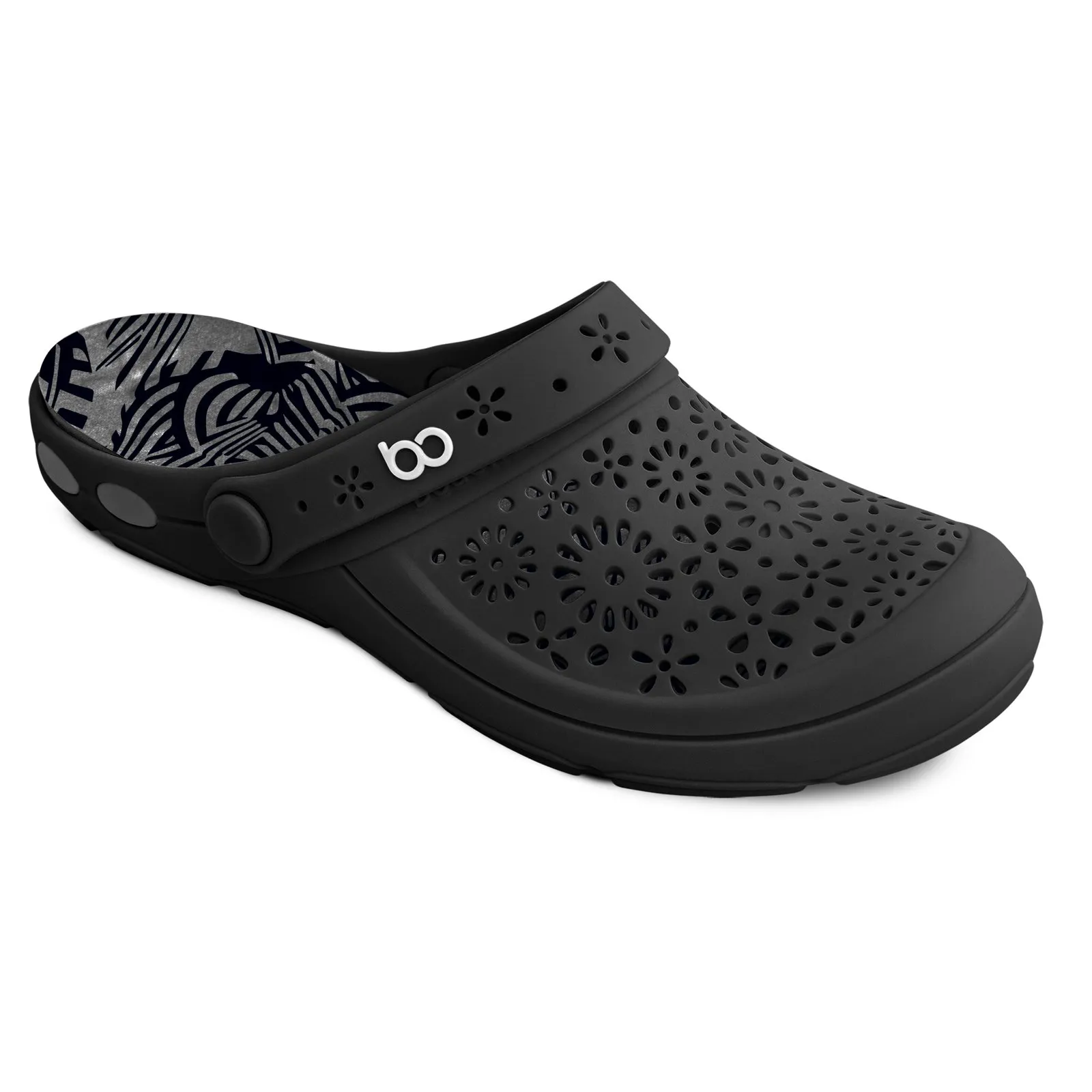 【 BOAONDA 】巴西原創設計 | NELLIE 001-PRETO 休閒半拖  女鞋