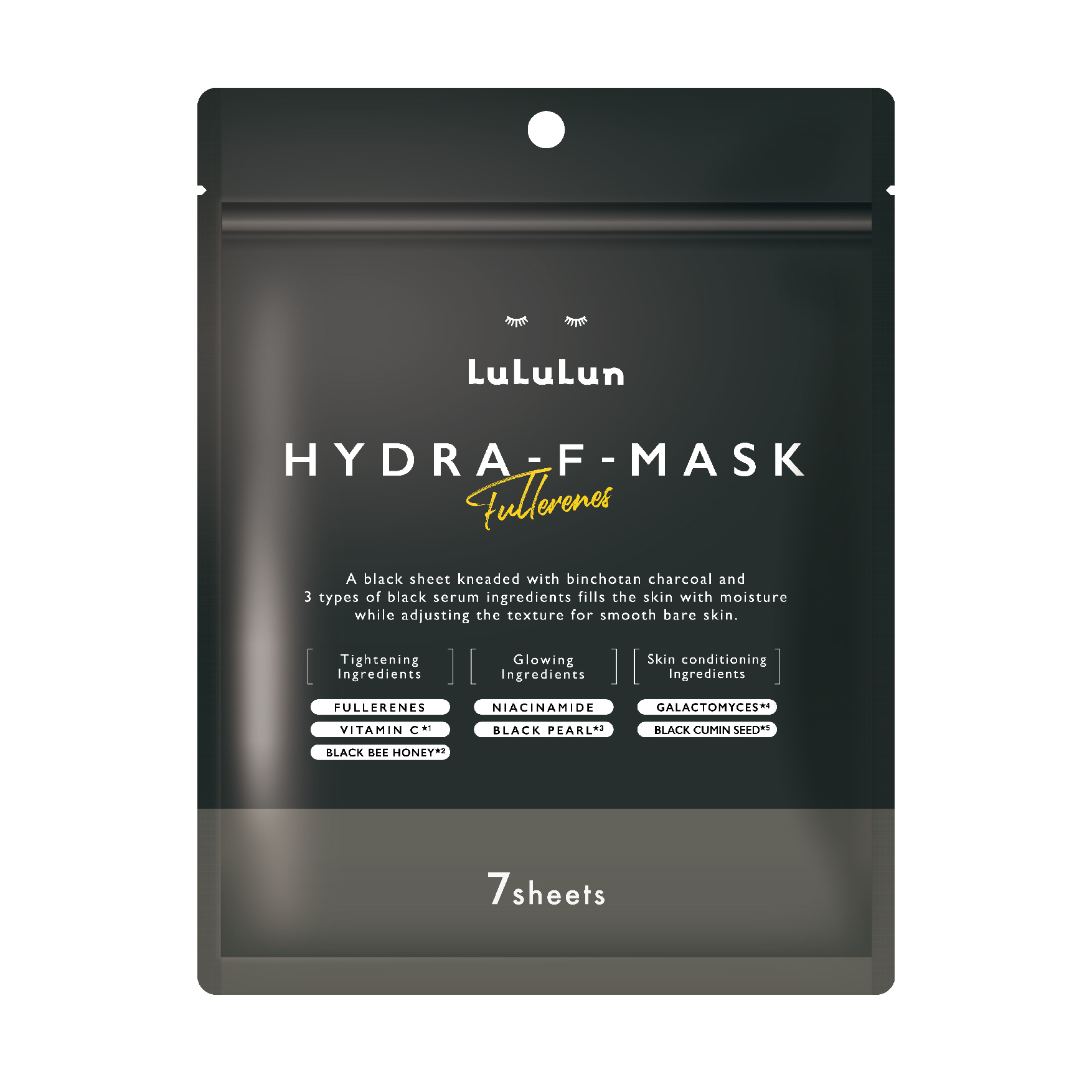 LuLuLun Hydra-F 富勒烯抗氧緊緻面膜 (7片裝)