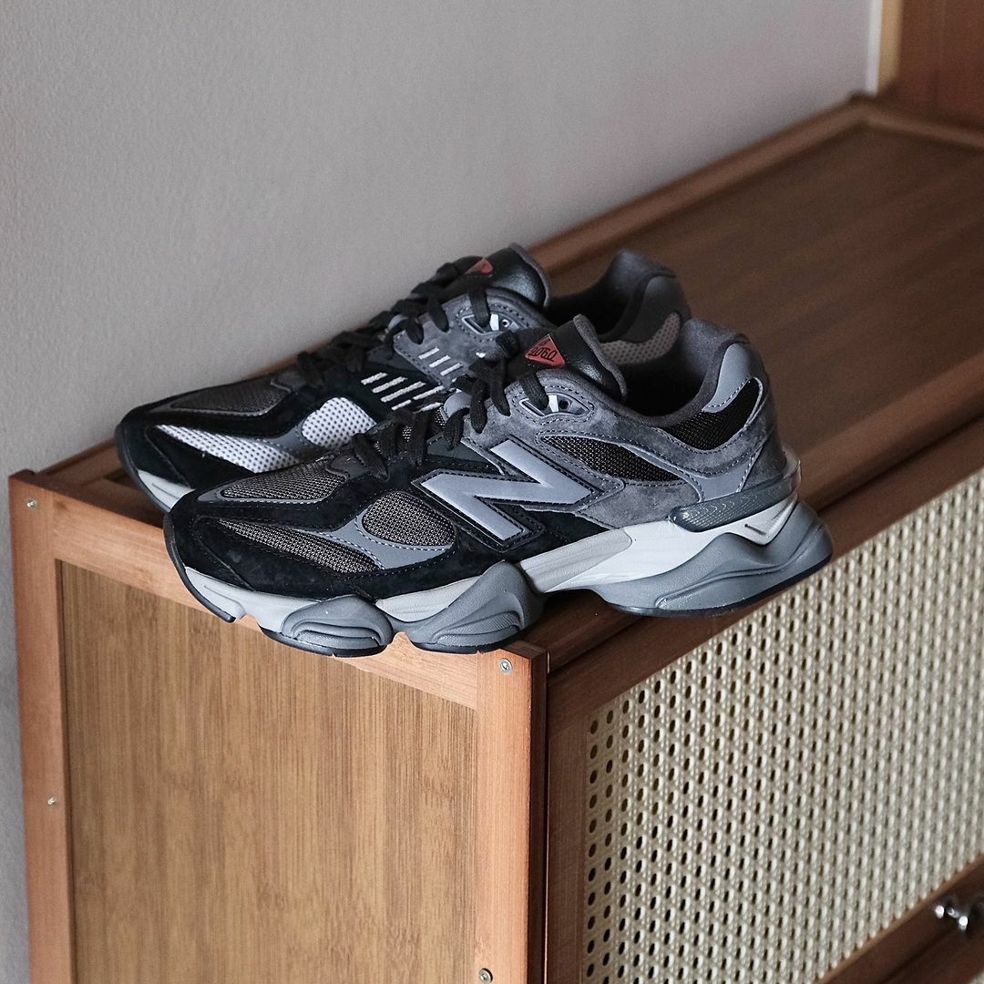 NEW BALANCE 9060 NB 黑灰 深灰 奶灰 灰底 麂皮 鴛鴦LOGO 男女鞋 U9060BLK / 現貨