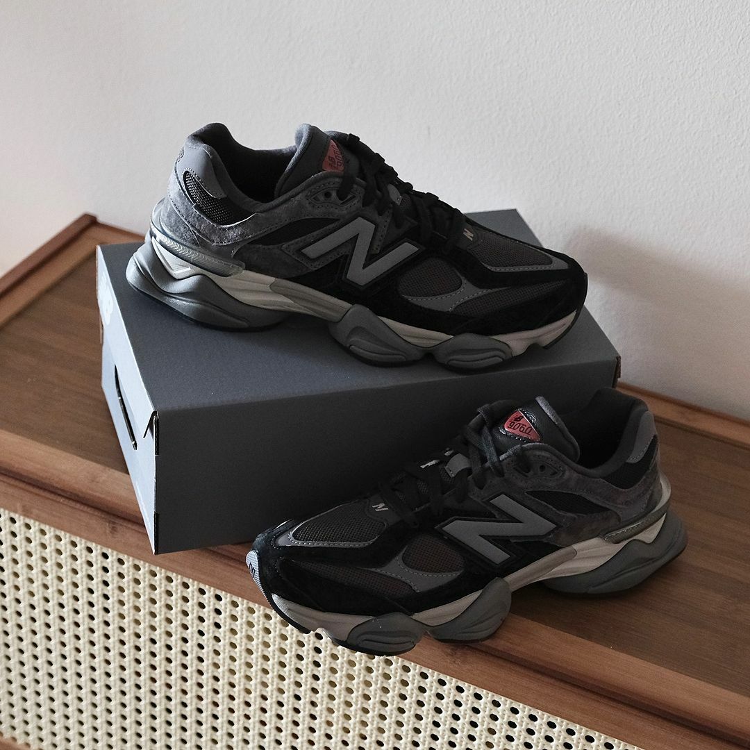 NEW BALANCE 9060 NB 黑灰 深灰 奶灰 灰底 麂皮 鴛鴦LOGO 男女鞋 U9060BLK / 現貨