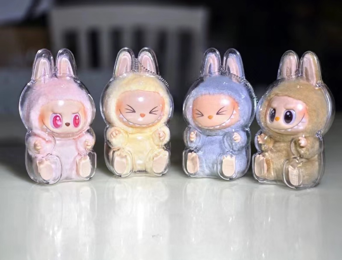 <快速出貨> LABUBU 坐坐派對  壓克力 透明保護硬殼