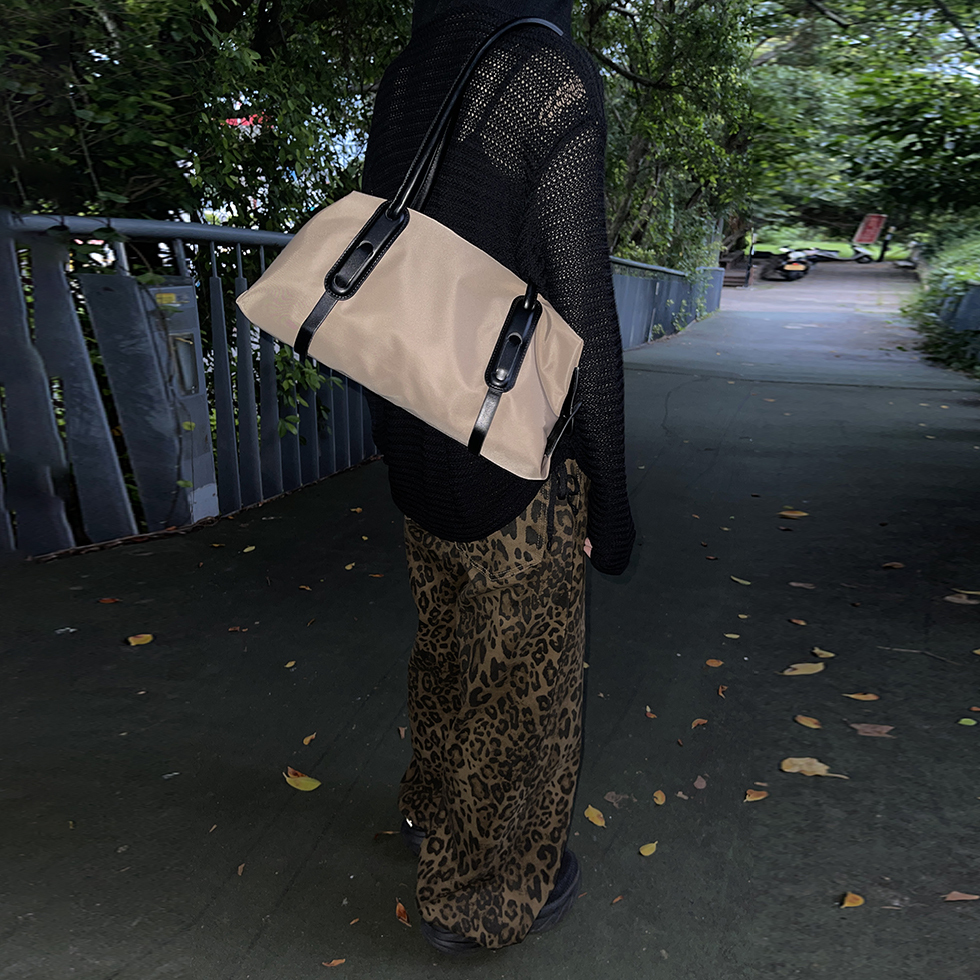 尼龍單肩手提包(in stock)