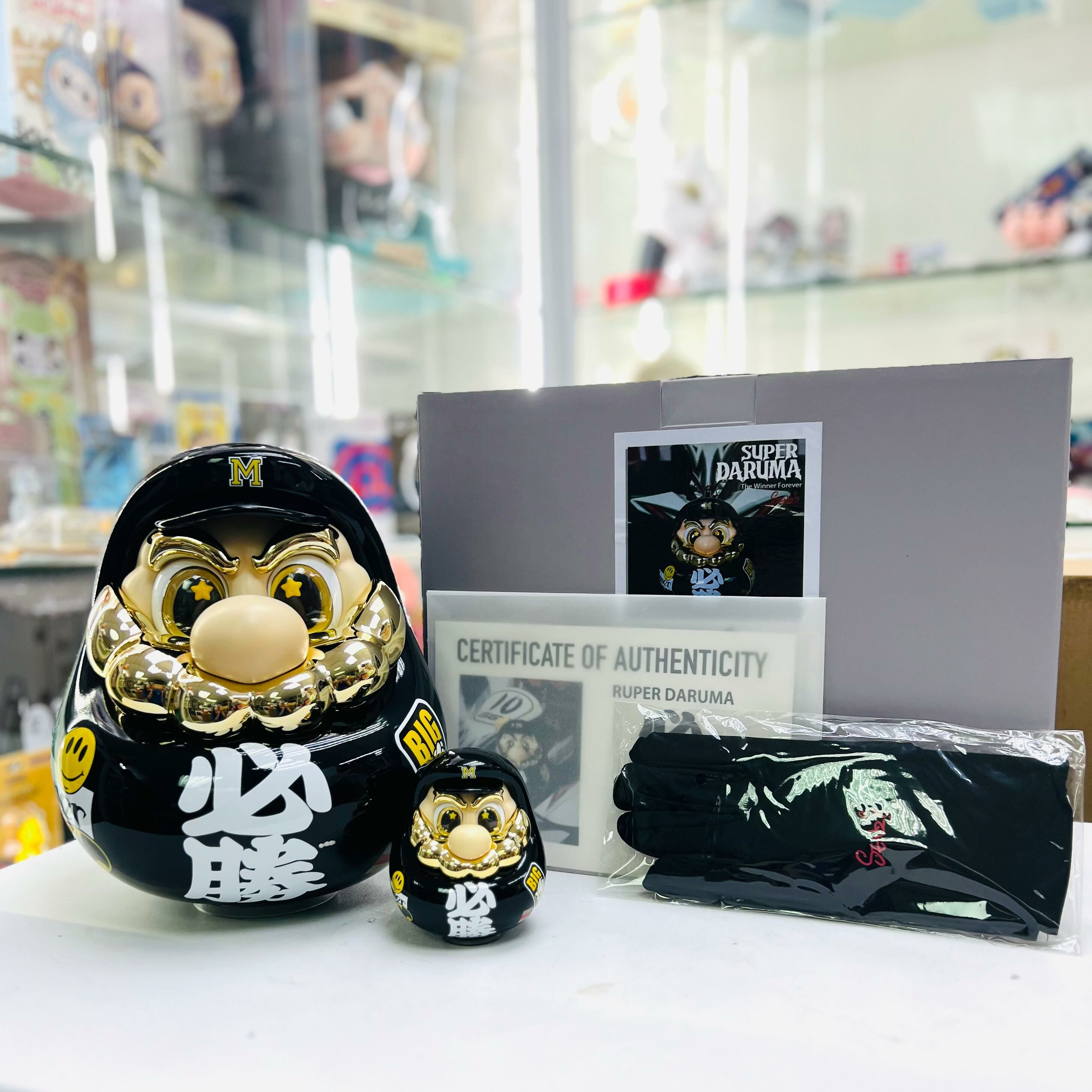 SENZII千紙×超級達摩SuperDaruma“必勝”(25cm/9cm)