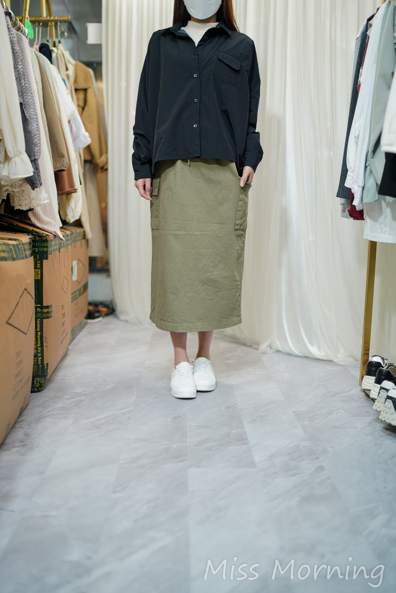 擋風防水中挺風衣料外套(14207)