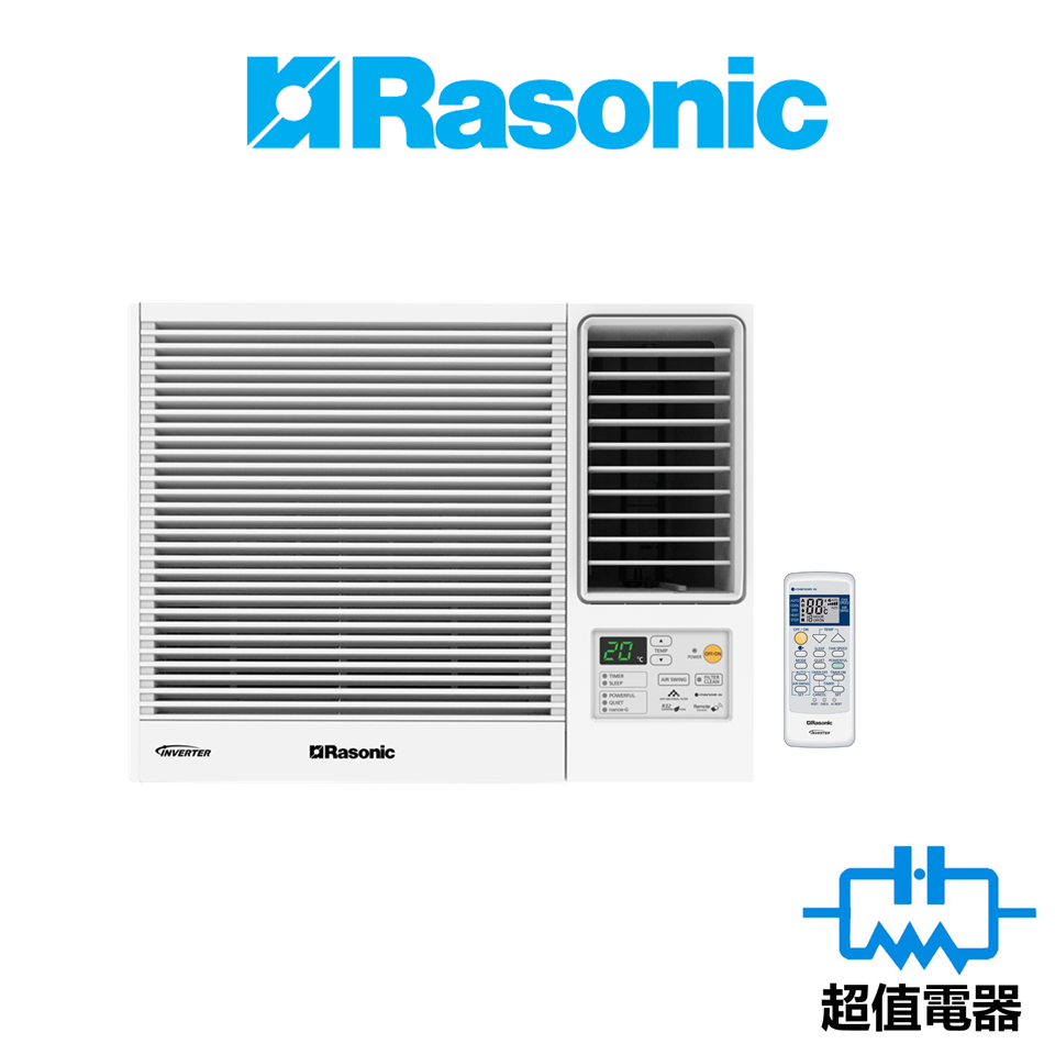 Rasonic 樂信 - RCHZ90A - 1匹 Inverter Ultra-變頻冷暖窗口機 (無線遙控型)
