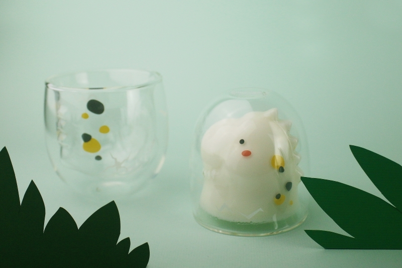 好玻恐龍雙層玻璃杯