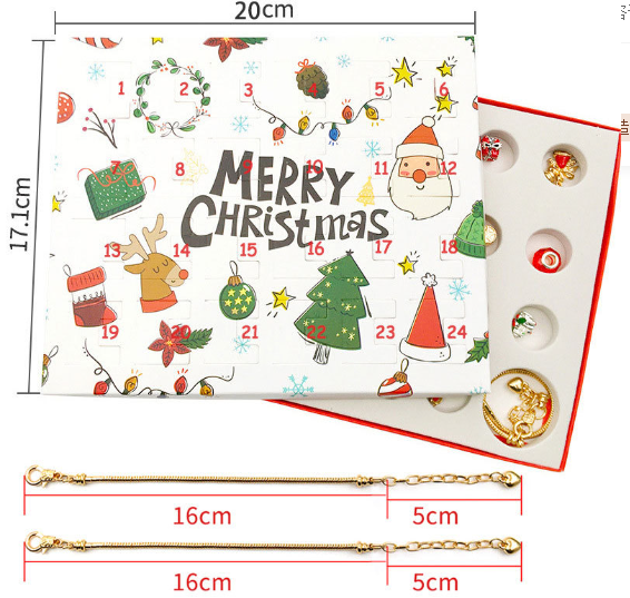 圣诞现货  圣诞主题手链盲盒