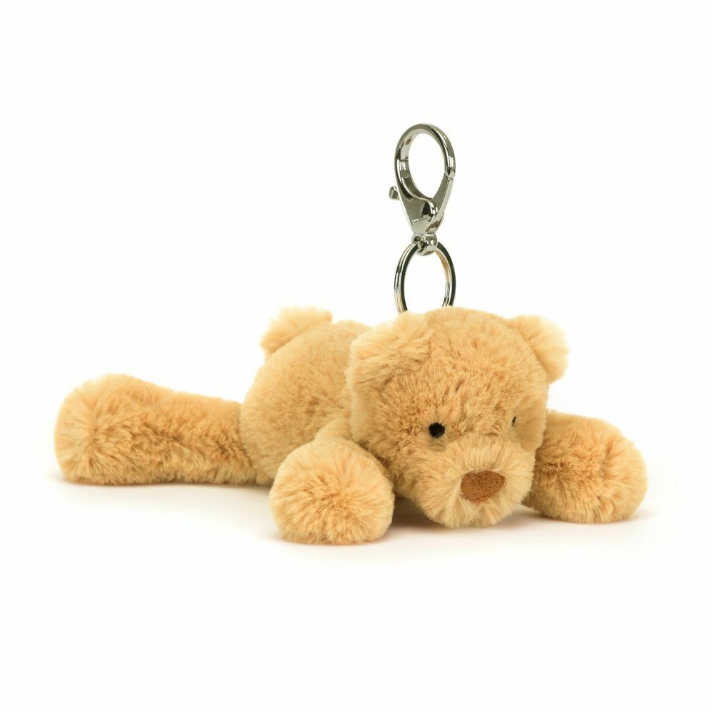 【樂森藥局】英國 jELLYCAT Smudge Bear Bag Charm 史瑪吉小熊 吊飾/鑰匙圈